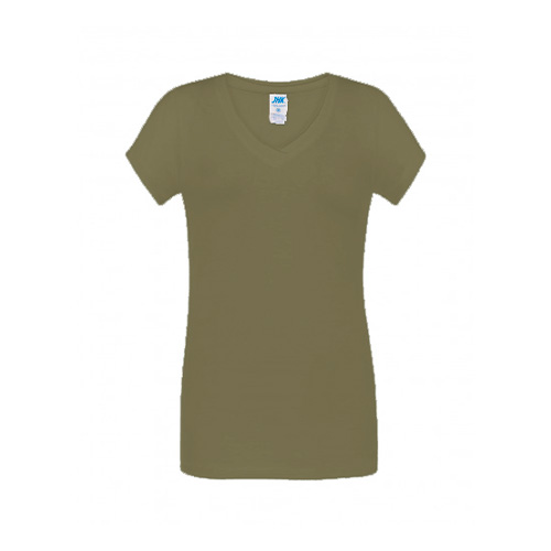 PLAYERA JHK REGULAR CUELLO V DAMA MANGA CORTA - Vista 5